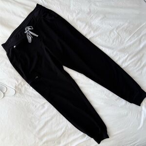 Figs- black zamora scrub jogger bottoms size M